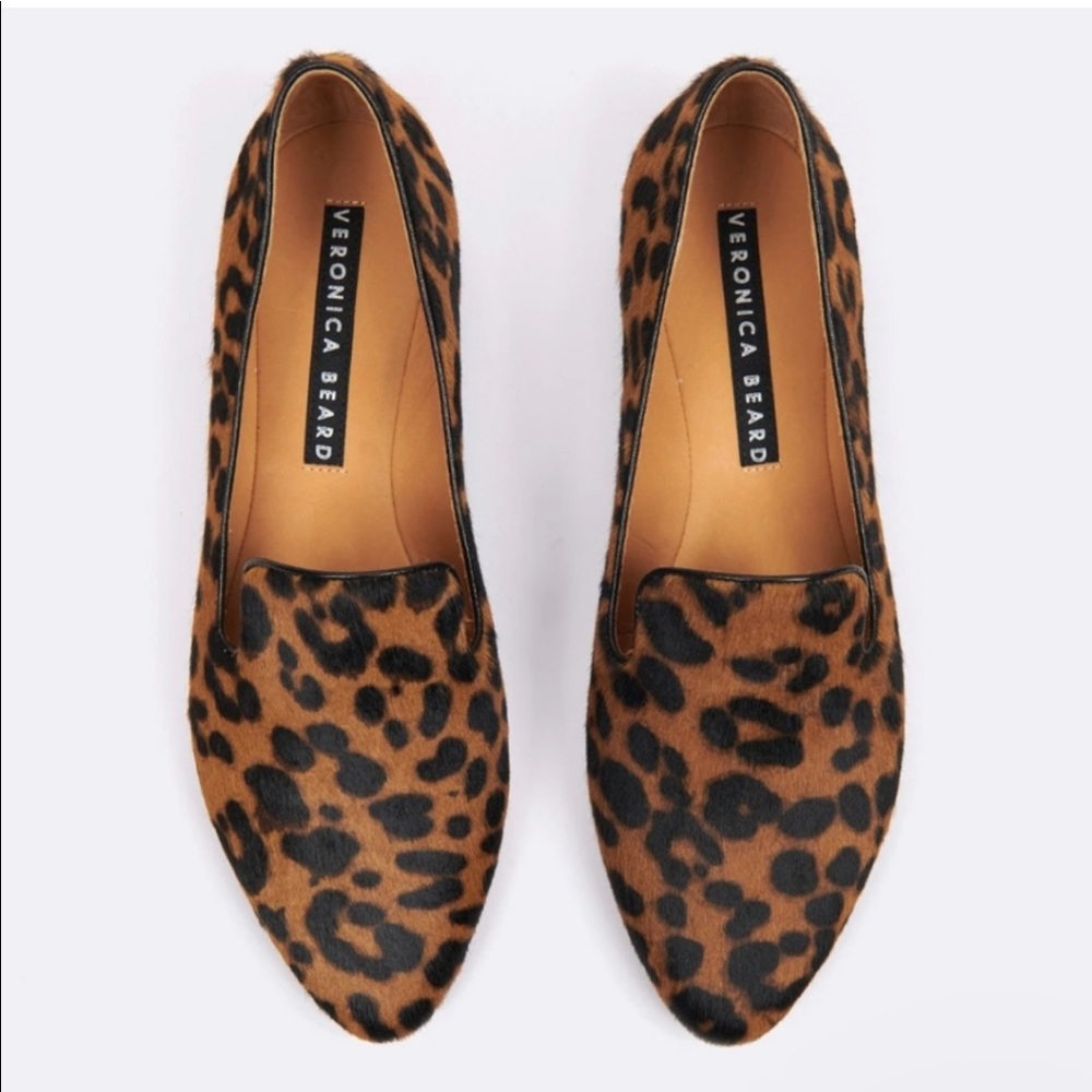 Veronica Beard Griffin Loafers, Leopard
